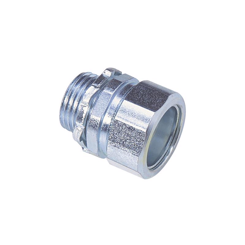 Sigma Engineered Solutions ProConnex 1/2 in. Zinc-Plated Steel Compression Connector For Rigid/IMC 49050