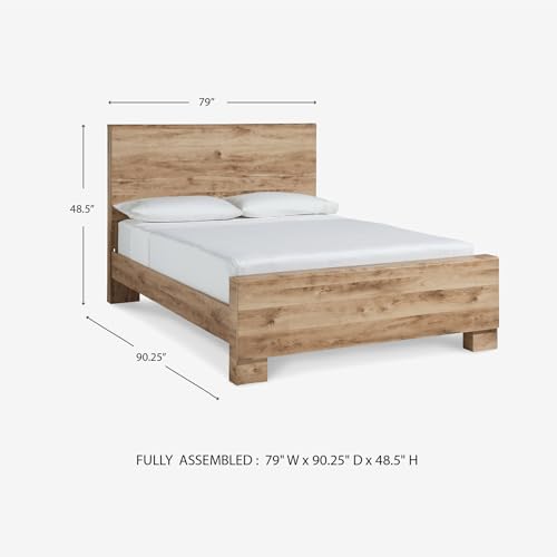 Hyanna King Size Panel Bed Frame