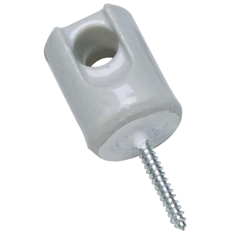 Sigma Engineered Solutions ProConnex 1-11/16 in. D Porcelain/Steel Wire Holder For NM/SE 02-56030 1 pk