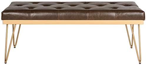 Home Collection Marcella Brown & Gold Bench