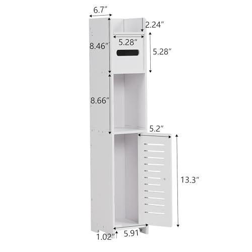 Narrow Bathroom Storage Cabinet