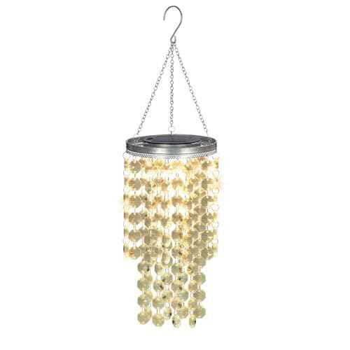 Hanging Solar Chandelier Light Outdoor Waterproof