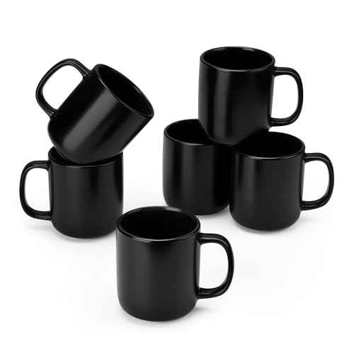 Stoneware Coffee Mugs Set (6 Count)