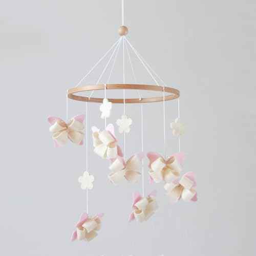 Butterfly Crib Mobile Butterfly Mobile for Crib Baby Mobile for Girls Nursery Décor