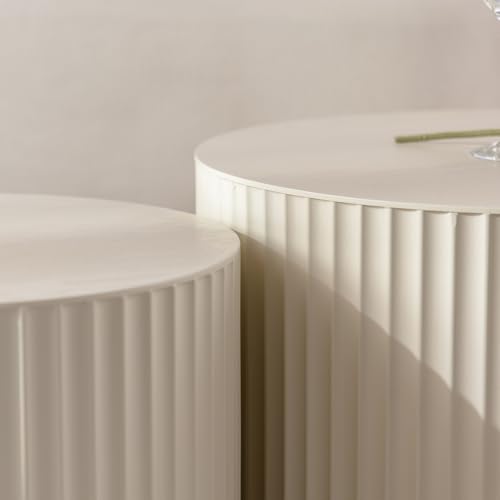 Nesting Round Coffee Table Set of 2 (2 Count)