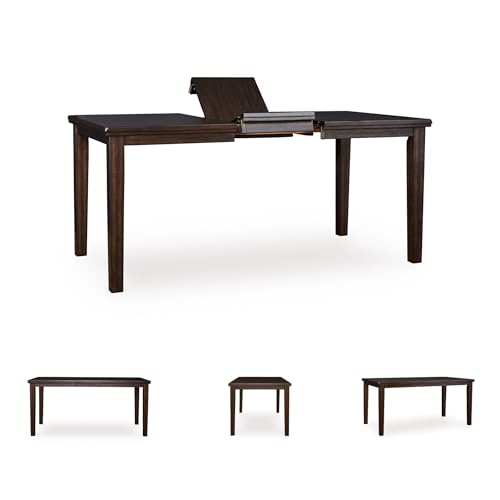 Wood Counter Height Extendable Dining Table
