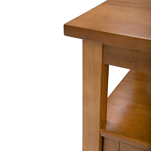 Warm Shaker 20" End Tables in Light Golden Brown