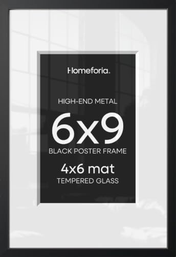 6x9 Black Picture Frame (2 Count)
