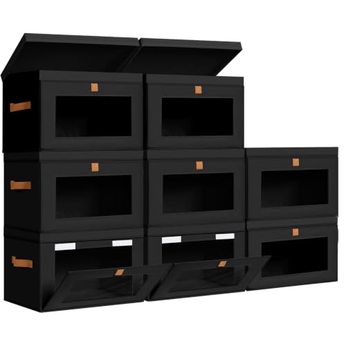 Storage Bins with Lids (8 Count)