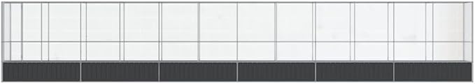 Outdoor Aviary Bird Cage, Galvanized Steel Outside Ample Activity Space Birdcage, 492.3"x42.1"x83.5", -267