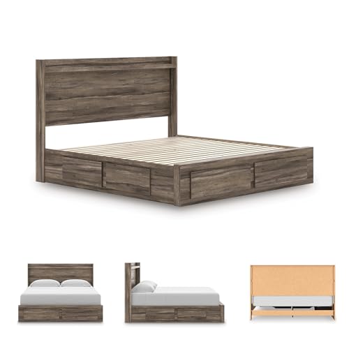 Jusika King Panel Storage Bed Frame