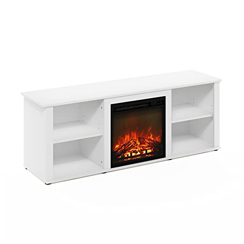 Classic 3 Tier Fireplace TV Stand for TV up to 60 Inch