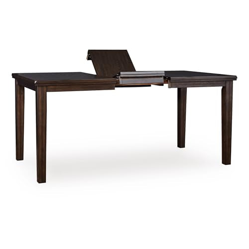 Wood Counter Height Extendable Dining Table