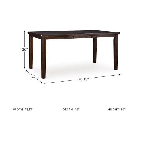 Wood Counter Height Extendable Dining Table