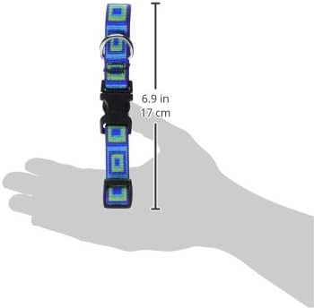 LupinePet Originals 3/4" Sea Glass 9-14" Adjustable Collar for Small Dogs