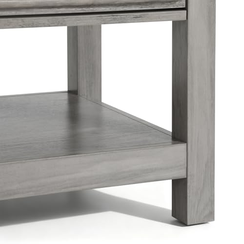 Large Nightstand with Charger Station