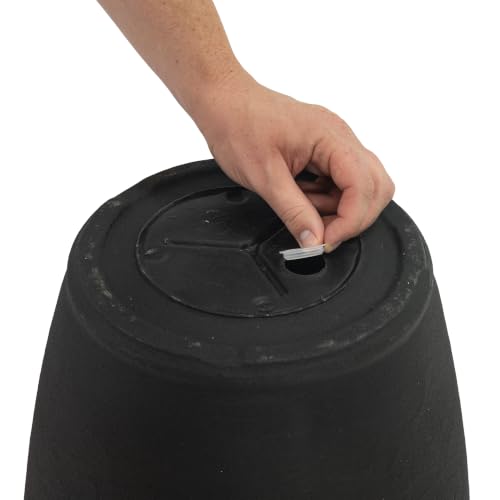 Sunnydaze Anjelica 15.25'' Large Plastic Planter Pot for Plants (4 Count)