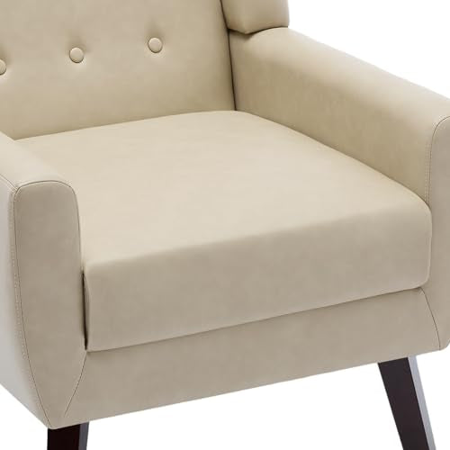 PU Leather Accent Chair