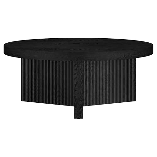 36" Scandinavian Fluted Coffee Table
