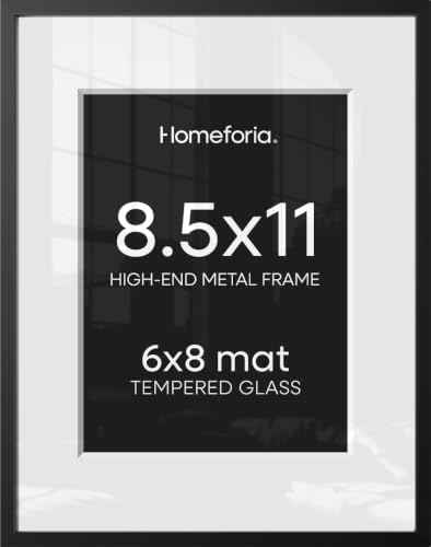 8.5x11 Black Picture Frame