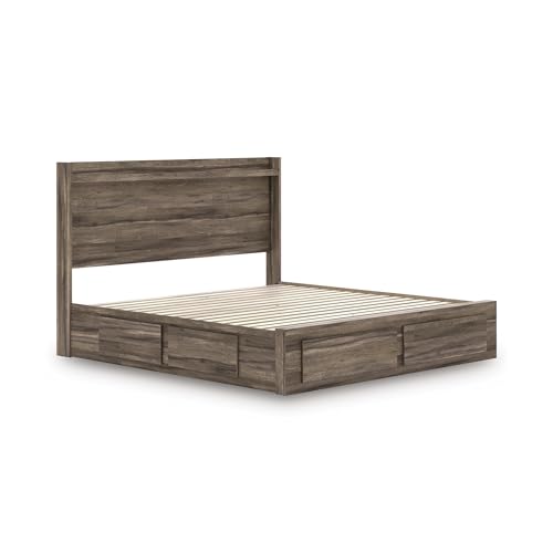 Jusika King Panel Storage Bed Frame