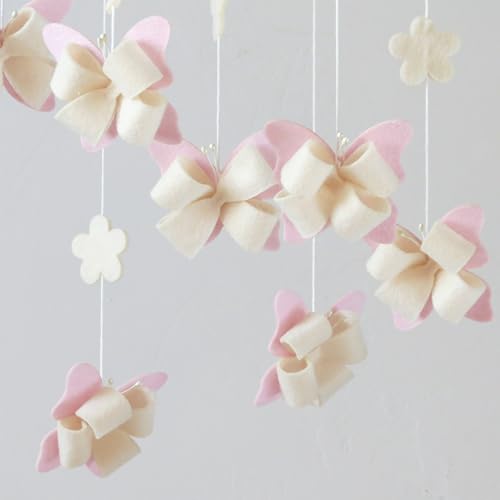 Butterfly Crib Mobile Butterfly Mobile for Crib Baby Mobile for Girls Nursery Décor