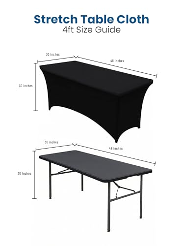 Spandex Table Cloth 1 Pack [4FT