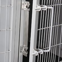 6 or 12 Unit Modular Powder Coated Cage Bank Kit
