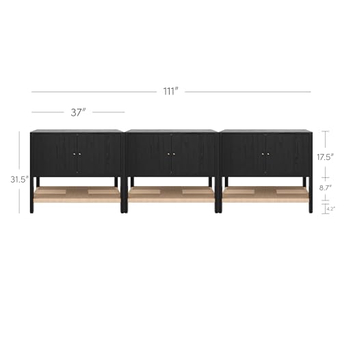 Meads Mid Century Modern Cabinet or TV Stand with Doors