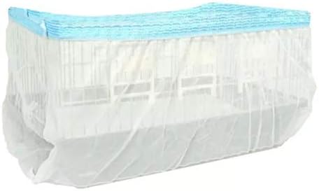 Bird Cage Seed Catcher Mesh Max 80" Circumference Pocket Style Covers Underneath The Cage (Extra Large)