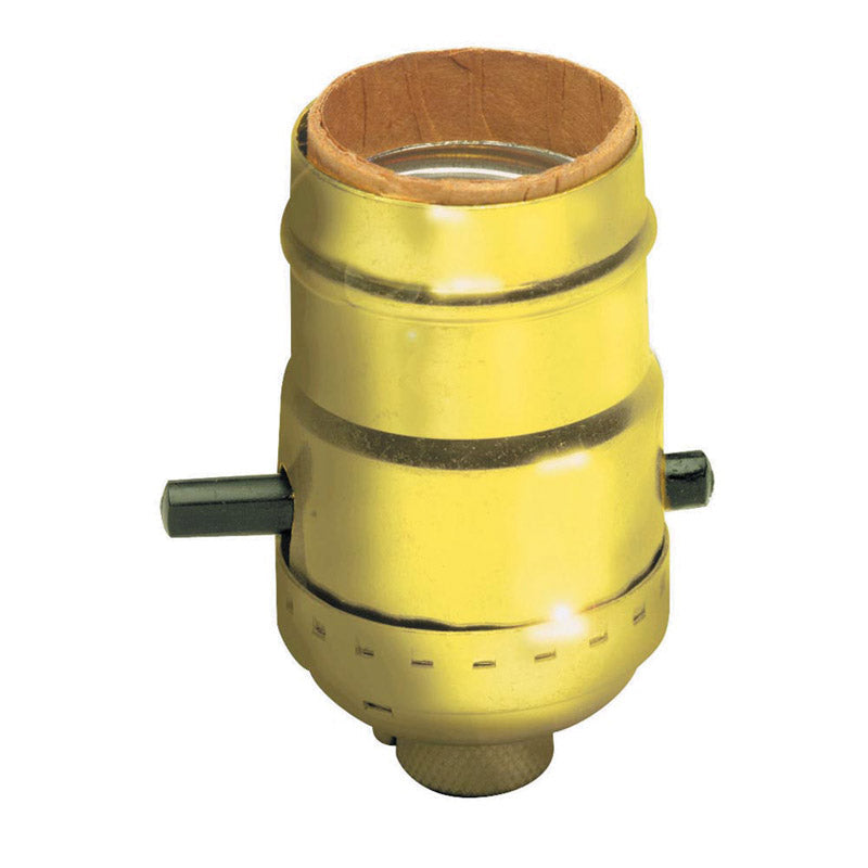 Leviton Aluminum Incandescent Medium Base Socket C20-06098-0PG 1 pk