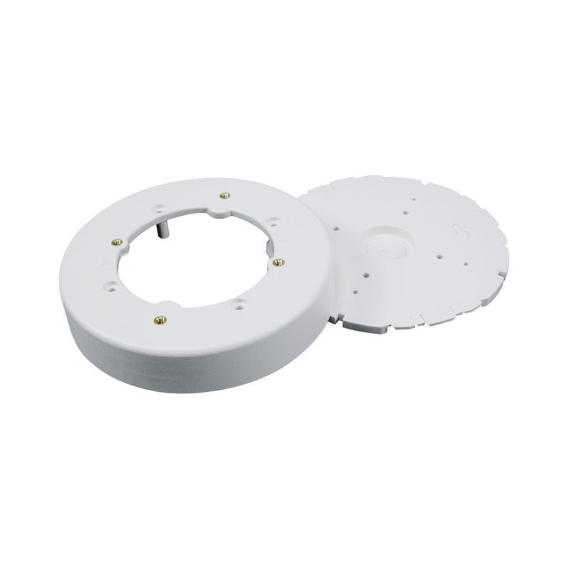 Legrand Round Plastic 1 gang Electrical Box Ivory NM4