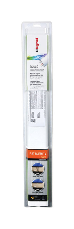Legrand 3 1/2 x 5/8 in. D X 30 in. L Cord Cover CMK30 1 pk