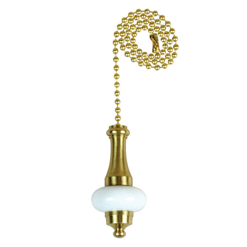 Jandorf Pull Chain, 12 in., Brass 60322