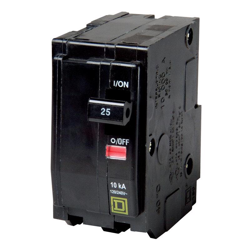 Square D QO 25 amps Plug In 2-Pole Circuit Breaker QO225CP