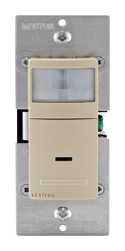 Leviton 2.5 amps Single Pole Motion Sensor Switch Ivory DOS02-1LI 1 pk