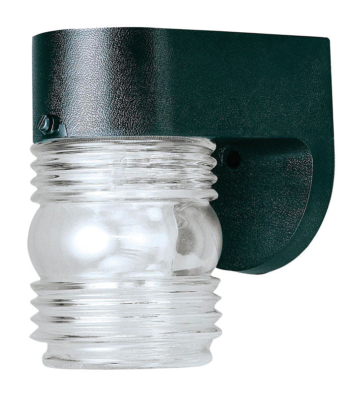 Westinghouse Gloss Black Switch Incandescent Jelly Jar Light 6680000