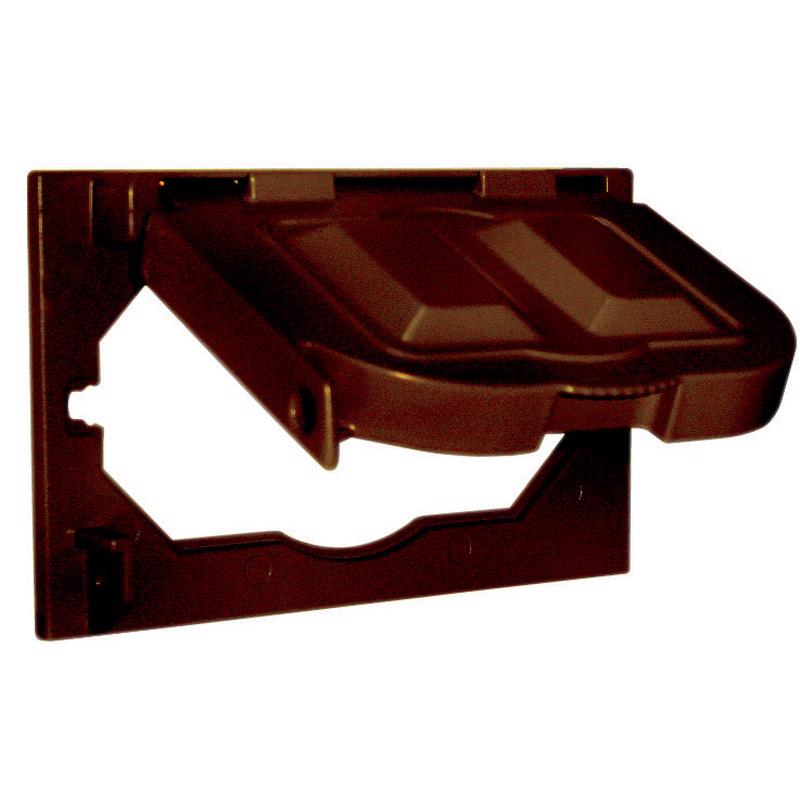 Sigma Engineered Solutions Rectangle Die-Cast Metal 1 gang 4.76 in. H X 3.01 in. W Multi-Use Cover 14145BR
