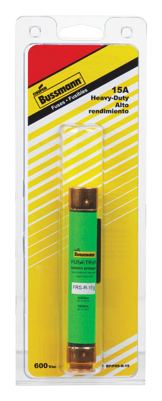 Bussmann 15 amps Dual Element Time Delay Fuse BP/FRS-R-15 1 pk