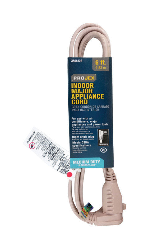 Projex 14/3 SPT-3 125 V 6 ft. L Appliance Cord 1AC-001-003FBGP