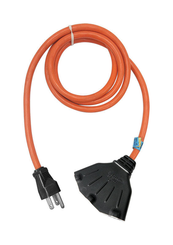 Projex Indoor or Outdoor 10 ft. L Orange Extension Cord 12/3 SJTW 10P-002-010FOGP