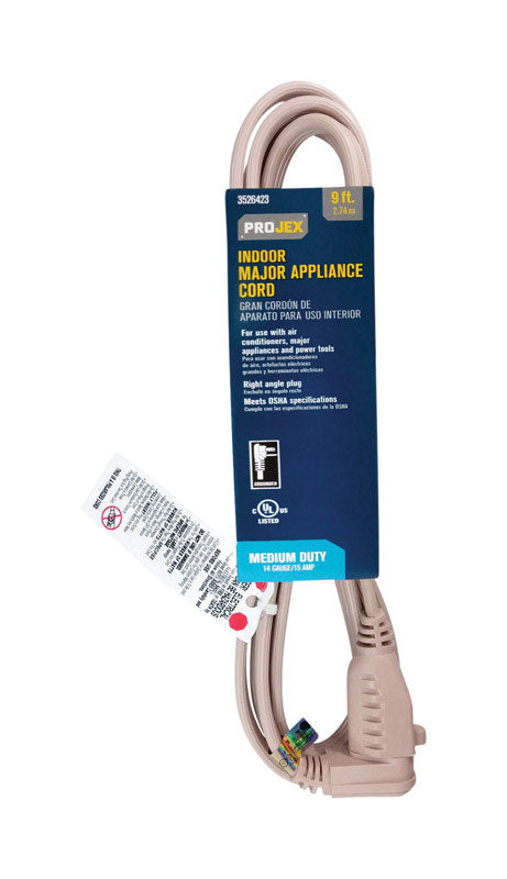 Projex 14/3 SPT-3 125 V 9 ft. L Appliance Cord 1AC-001-009FBGP