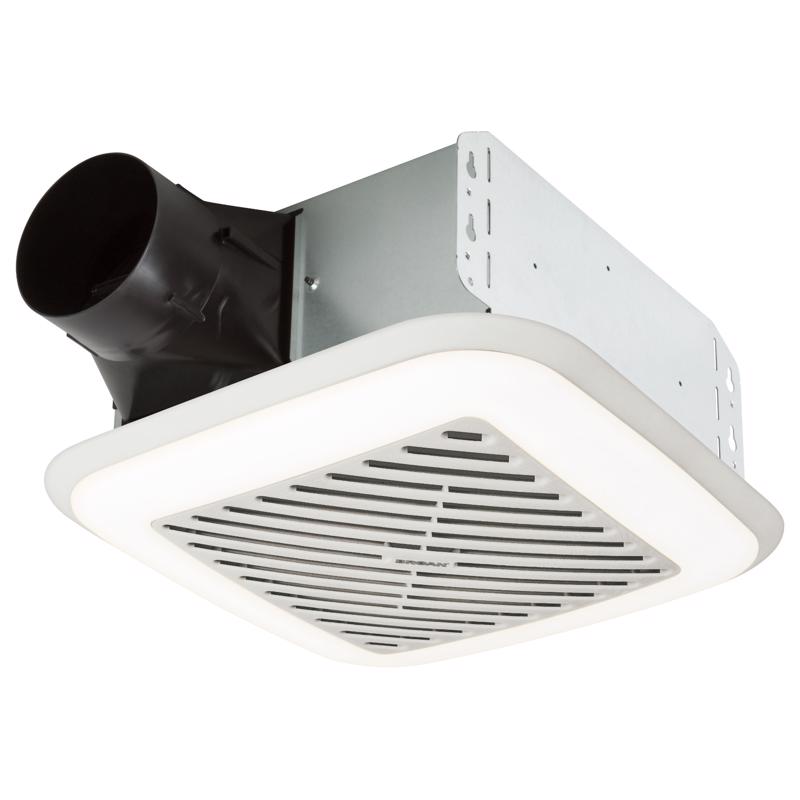 Broan-NuTone Flex Series 110 CFM 1.5 Sones Bathroom Ventilation Fan with Lighting 791LEDM