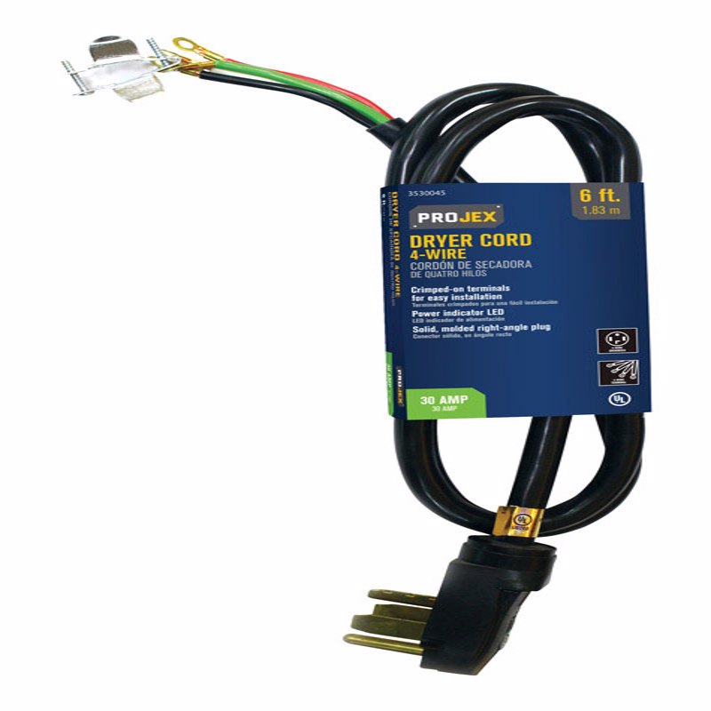 Projex 10/4 SRDT 125/250 V 6 ft. L Dryer Cord FW-825