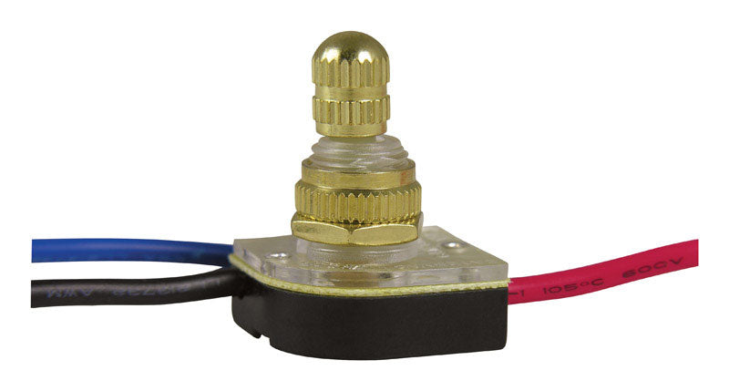 Gardner Bender 6 amps Rotary Switch Brass GSW-68 1 pk