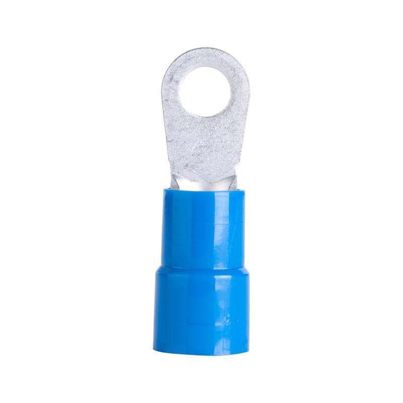 Gardner Bender 6 Ga. Insulated Wire Ring Terminal Blue 14-096 4 pk
