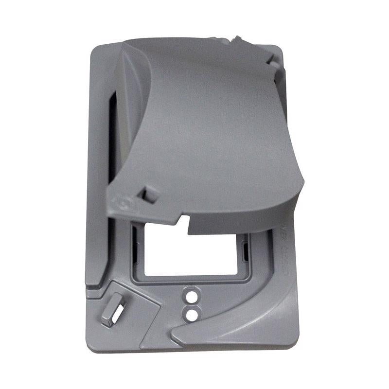 Sigma Engineered Solutions Rectangle Plastic 1 gang 4.76 in. H X 3.01 in. W Universal Cover 14140