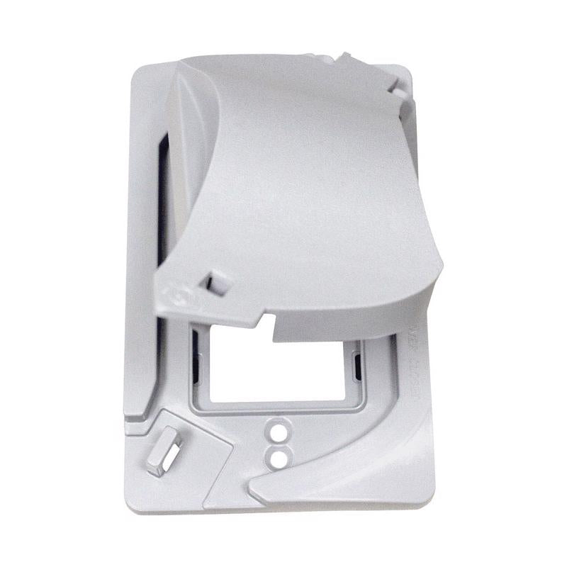 Sigma Engineered Solutions Rectangle Plastic 1 gang 4.76 in. H X 3.01 in. W Universal Cover 14140WH