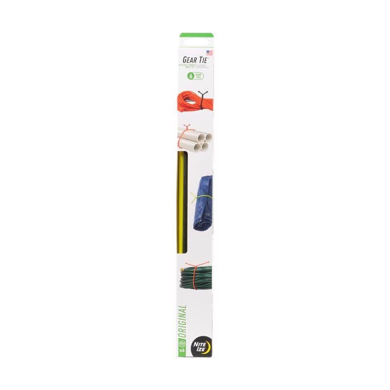 Nite Ize Gear Tie 32 in. L Assorted Twist Ties GTPP32-A1-R8 6 pk