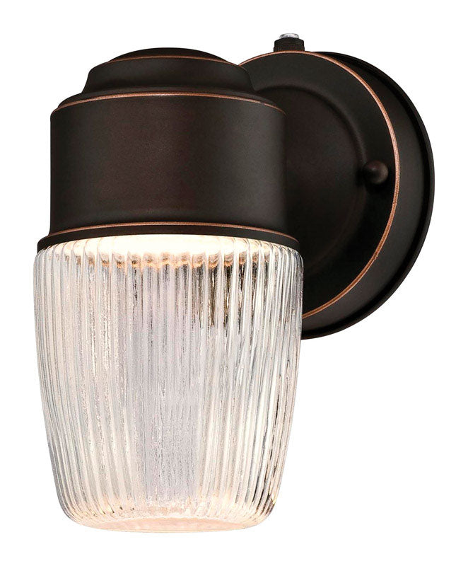 Westinghouse Oil Rubbed Bronze Clear Dusk to Dawn LED Lantern Fixture 6106900